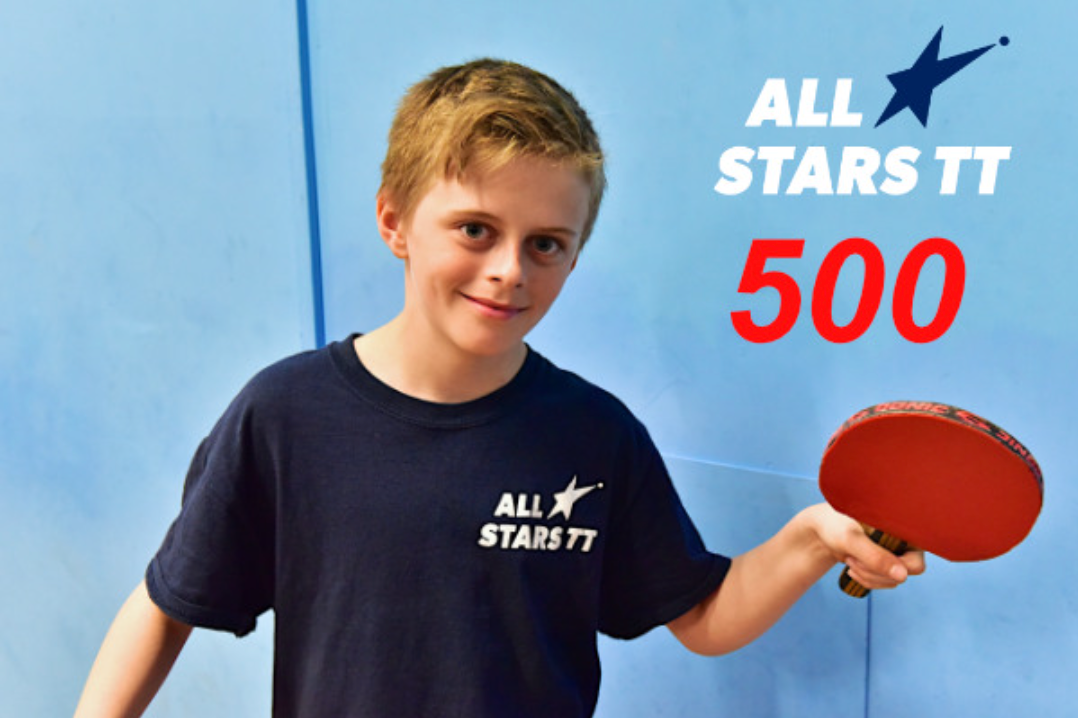 AllStars TT Milestone 500 T-Shirt. Log your matches on the App to claim your free T-shirt!
