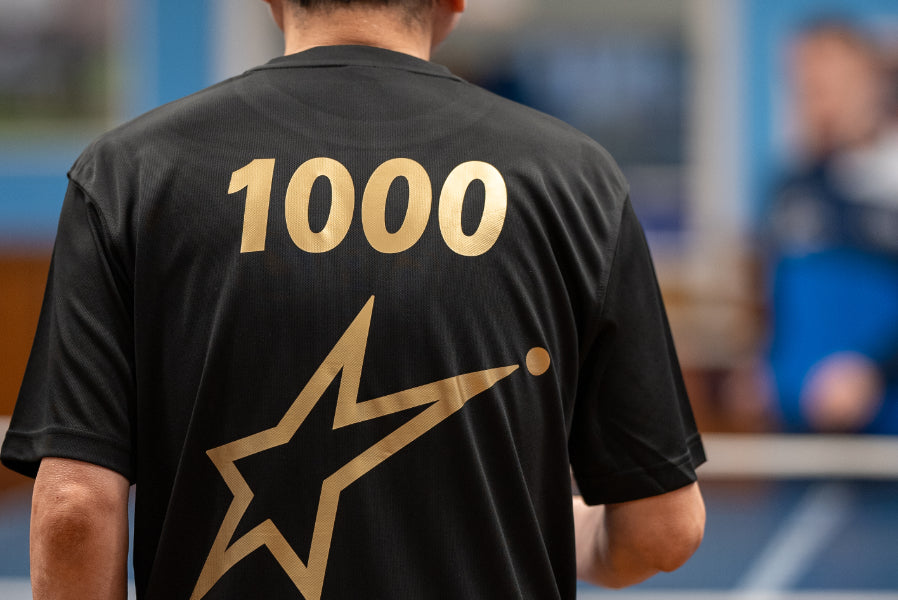 AllStars TT Milestone 1000 T-Shirt. Log your matches on the App to claim your free T-shirt!